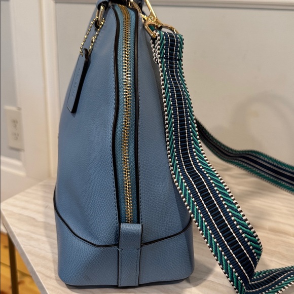 Coach Blue Leather Handbag - Picture 5 of 16